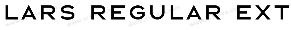 Lars Regular Extende字体转换